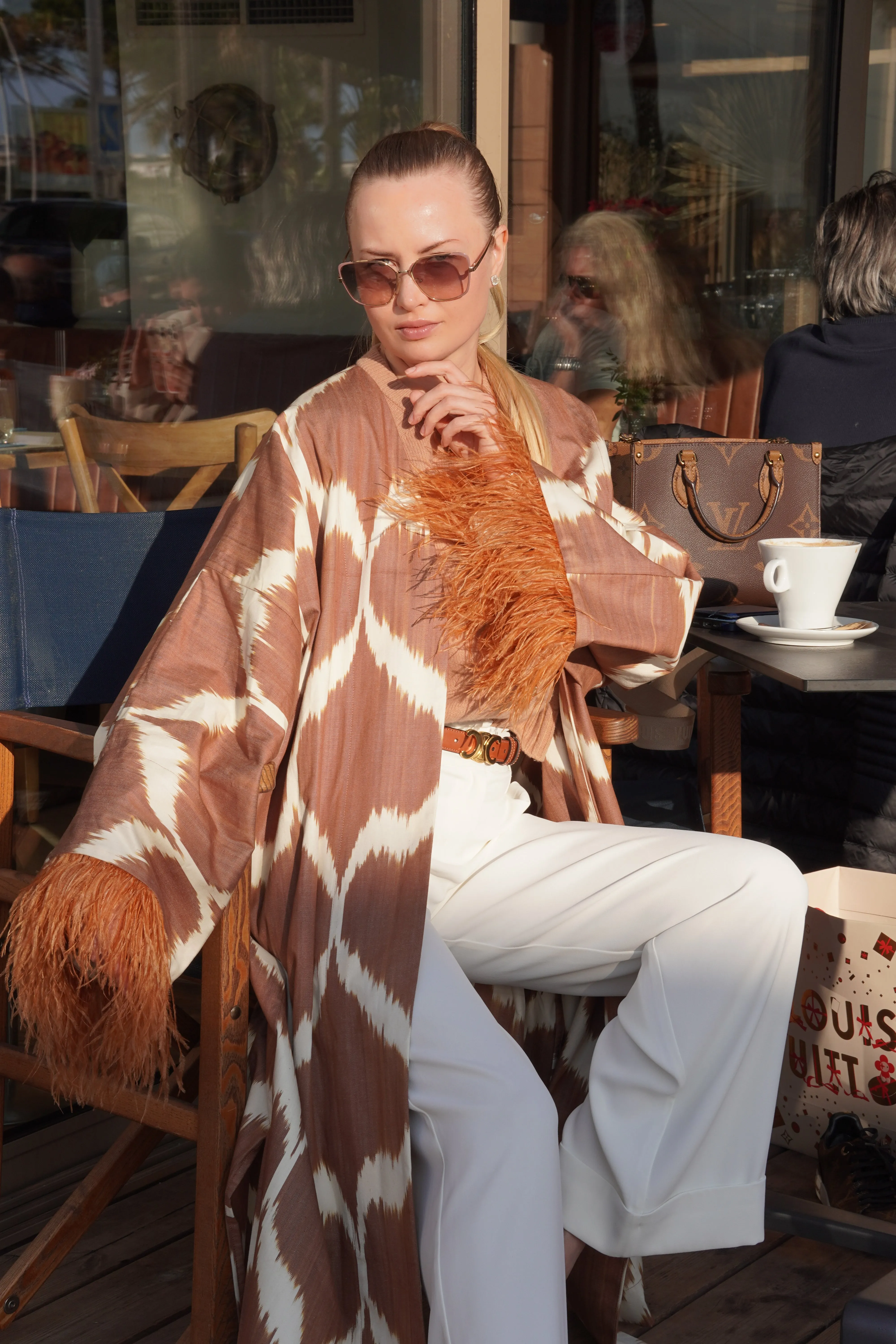 100% Cotton Kimono "Elegance Of Wisdom"