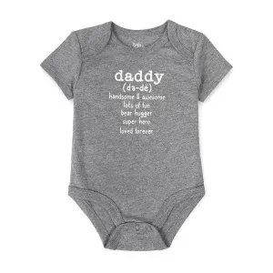 A.D. Sutton - Baby Grey Romper Daddy