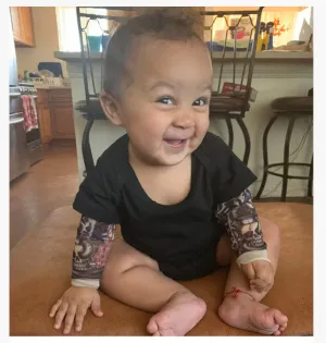 Baby Tattoo Onesie - Black