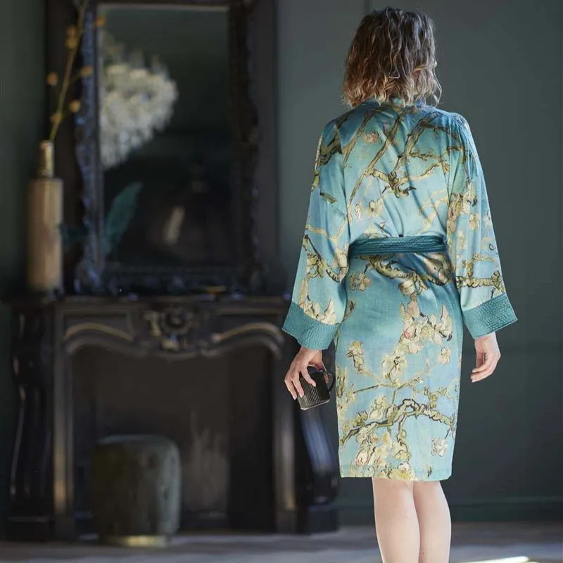 Bedding House Van Gogh Almond Blossom Blue Kimono