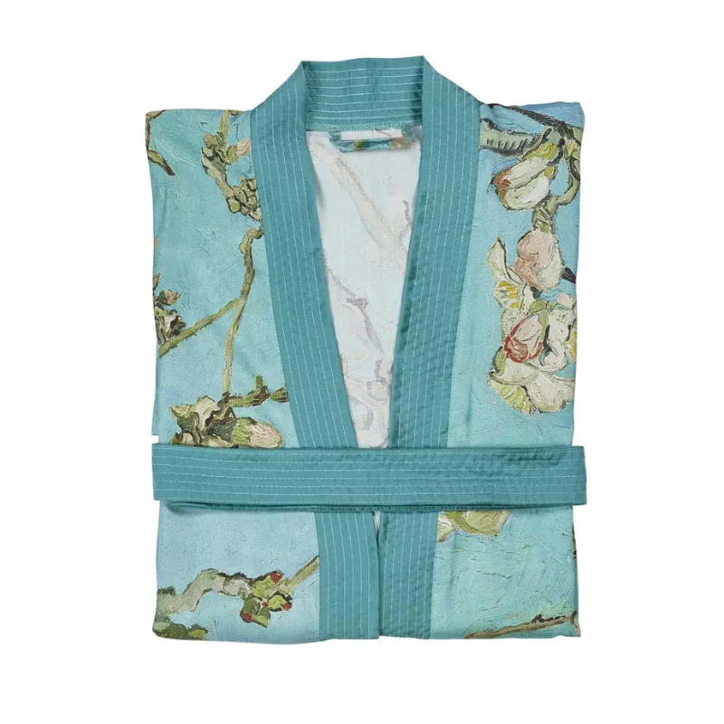 Bedding House Van Gogh Almond Blossom Blue Kimono