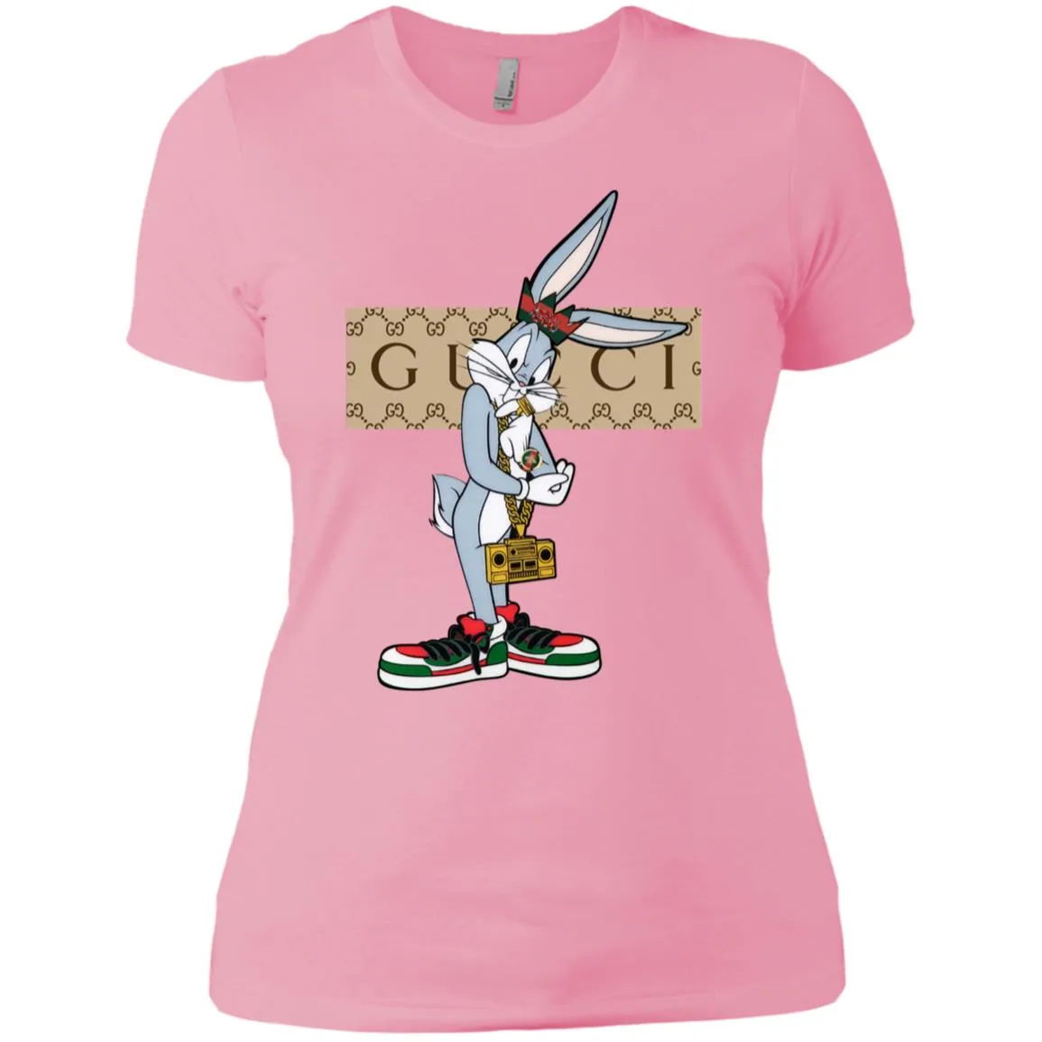 Best Gucci Rabbit T-shirt Women Cotton T-Shirt