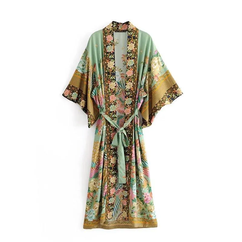 Boho Kimono, Beach Cover Up Kimono, Japanese inspired Kimono, Bohemian Kimono, Handmade Kimono