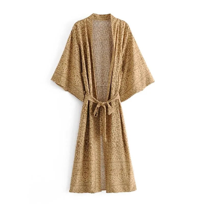Boho Kimono, Beach Cover Up Kimono, Japanese inspired Kimono, Bohemian Kimono, Handmade Kimono