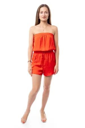 CECILIA STRAPLESS ROMPER