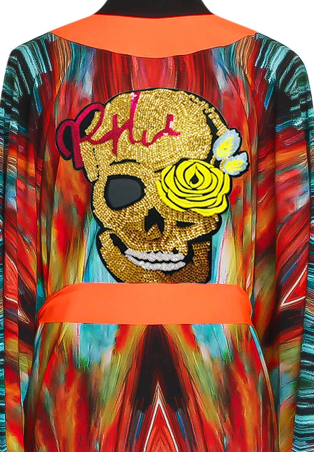 Cruise - Serendipity Kimono Skull (Neon Orange)