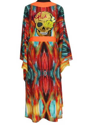 Cruise - Serendipity Kimono Skull (Neon Orange)