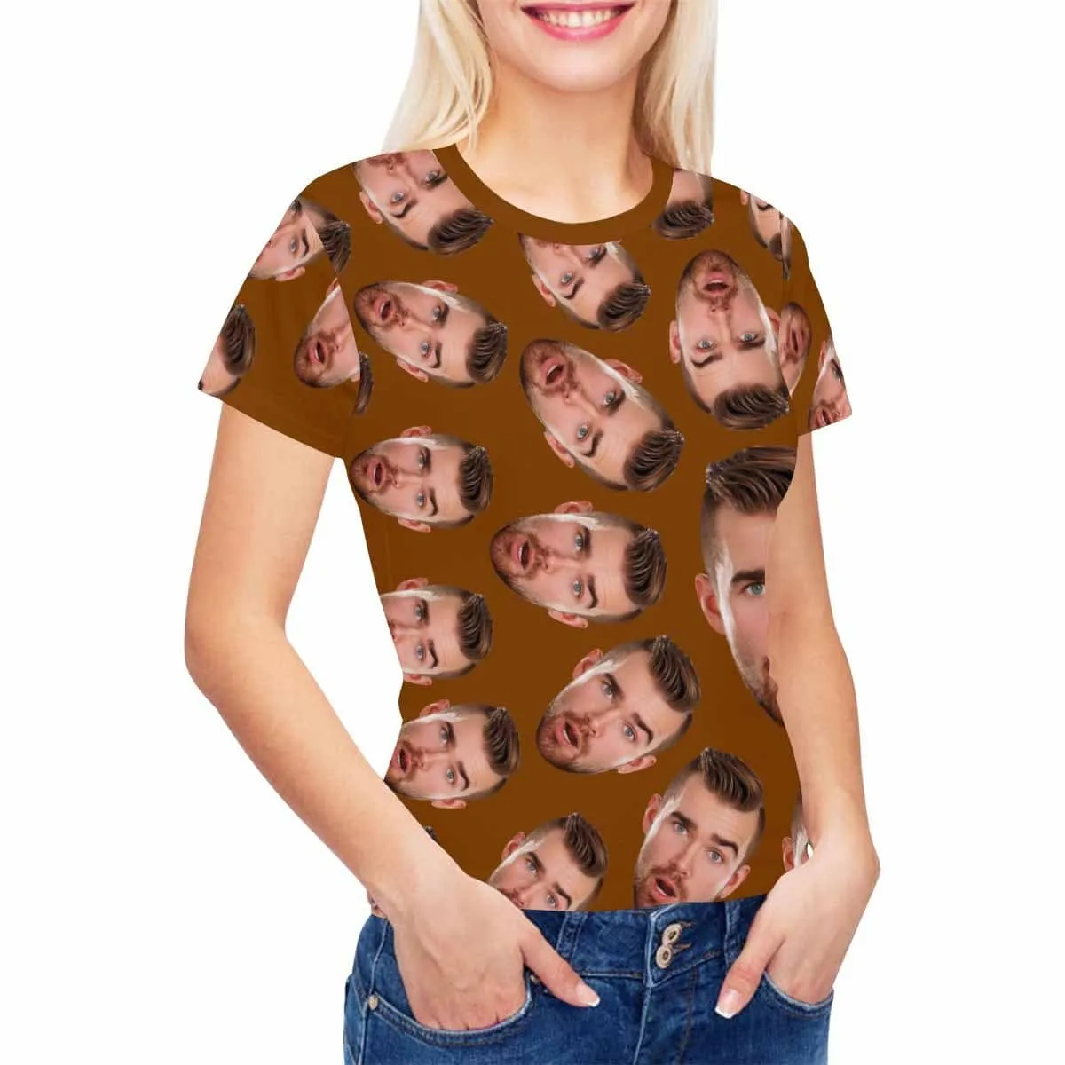 Custom Face Spin Women's T-shirt