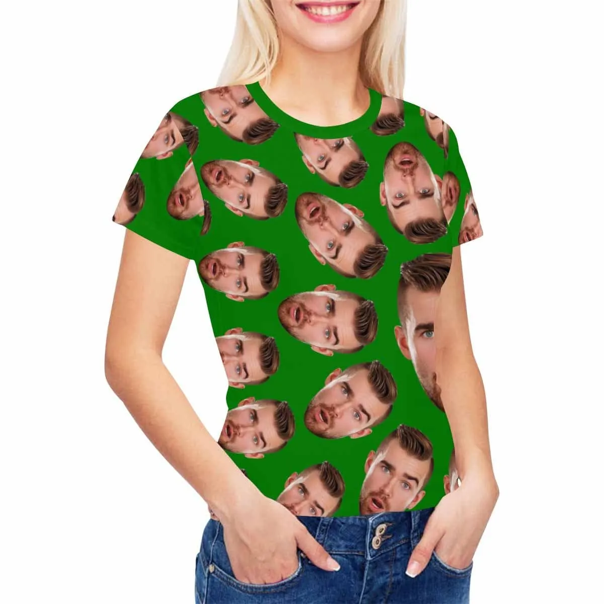 Custom Face Spin Women's T-shirt