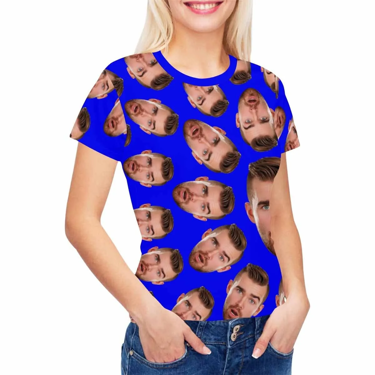 Custom Face Spin Women's T-shirt