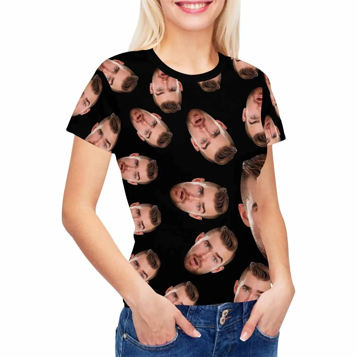 Custom Face Spin Women's T-shirt