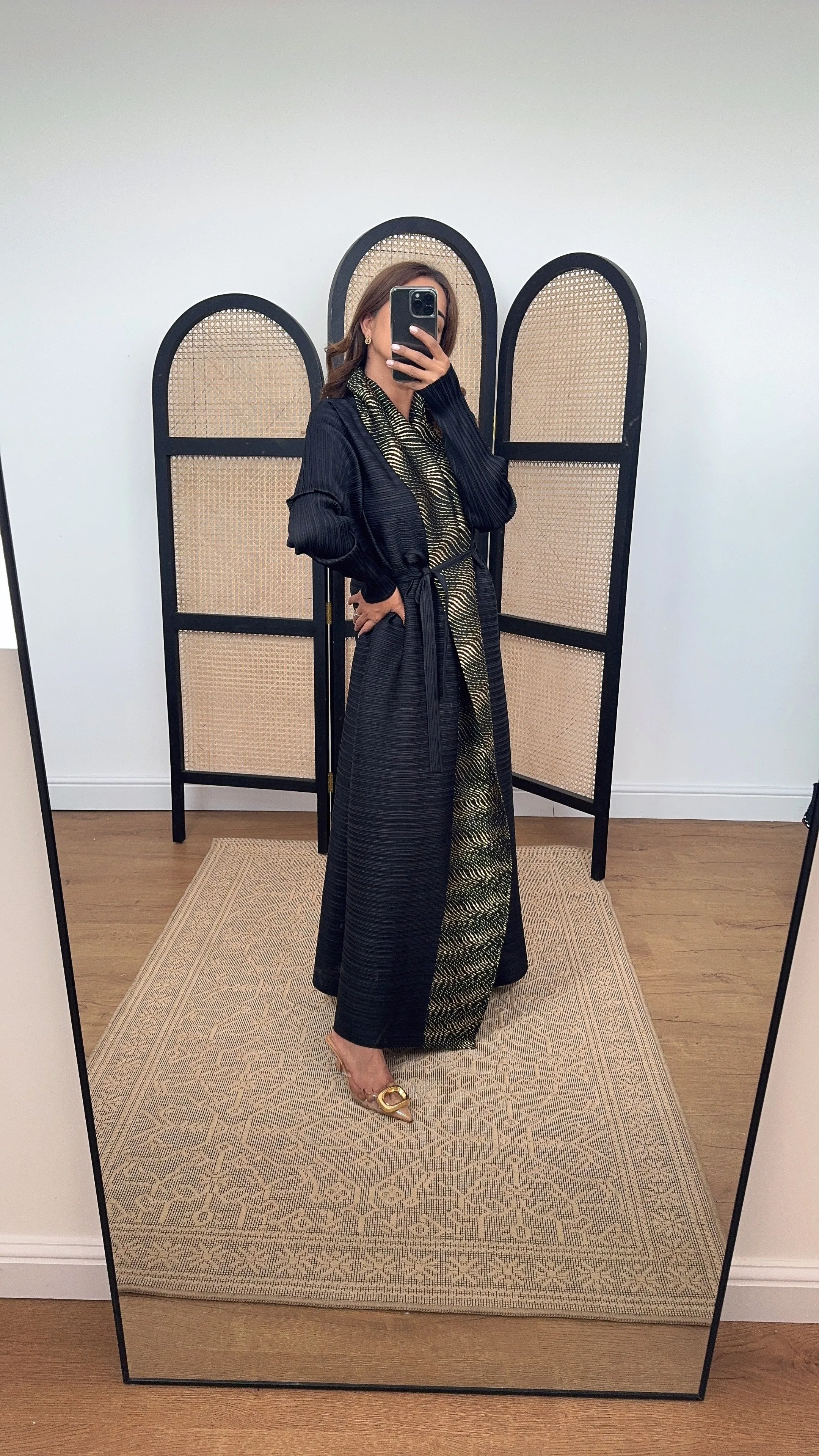 Dani kimono black/gold