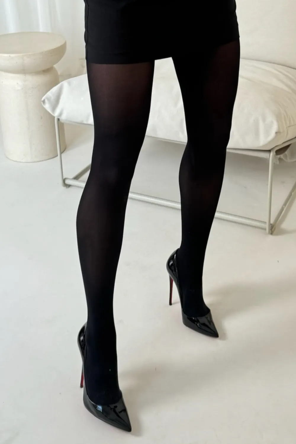 Darcie black 50 denier tights