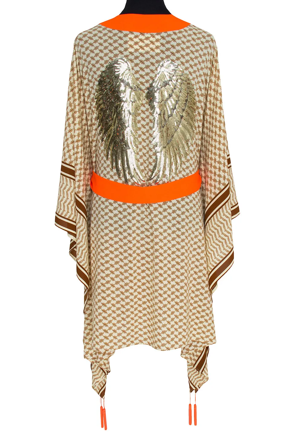 Desert - Sand Kimono Wings (Neon Orange)