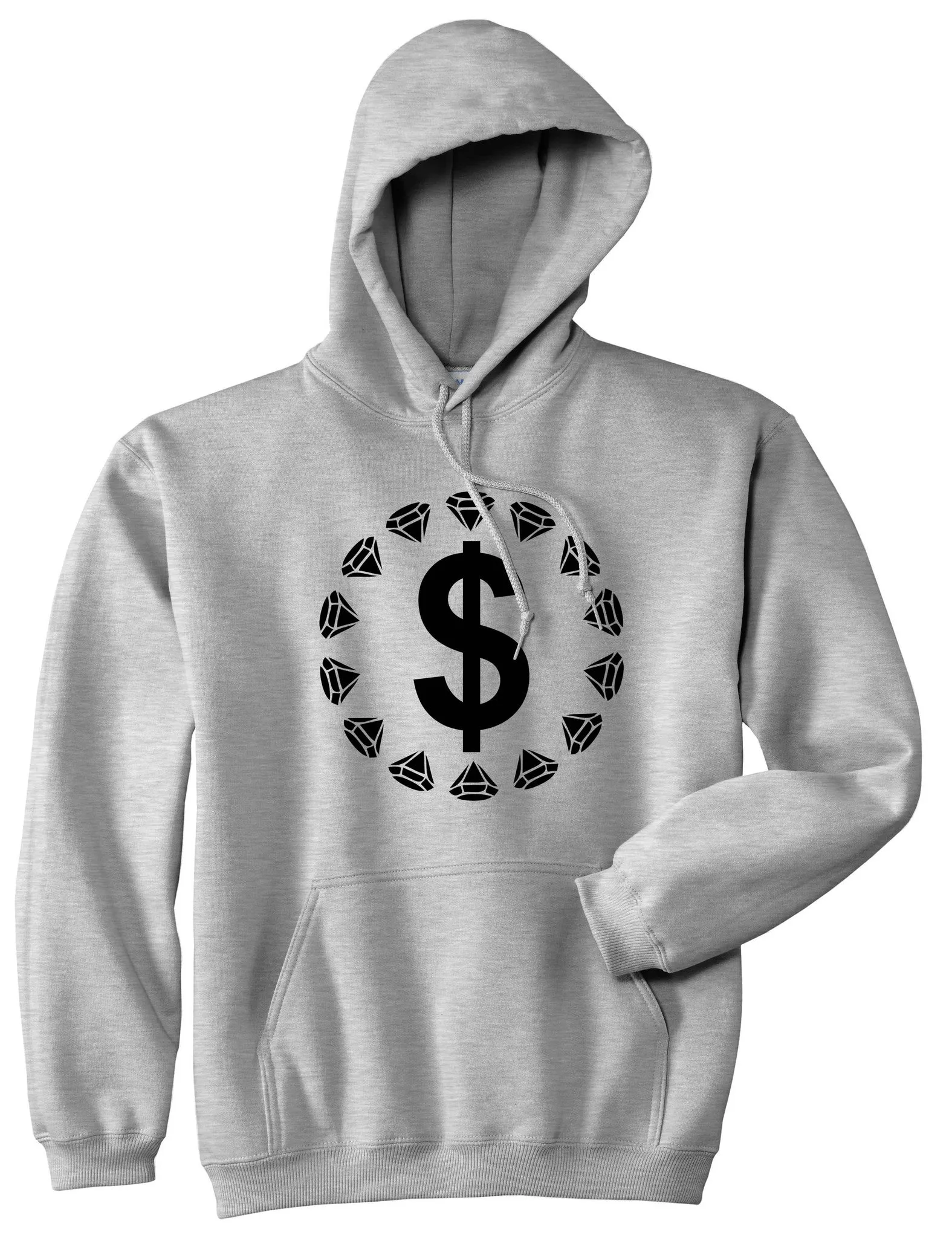 Diamonds Money Sign Logo Boys Kids Pullover Hoodie Hoody