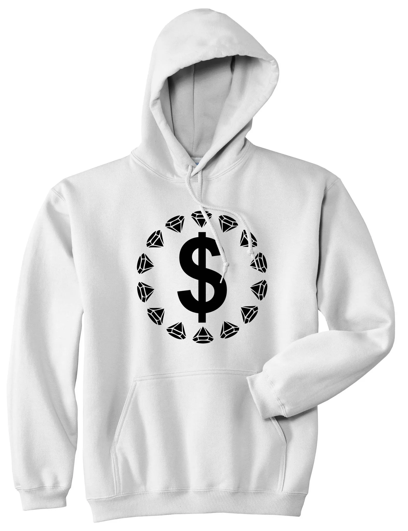 Diamonds Money Sign Logo Boys Kids Pullover Hoodie Hoody
