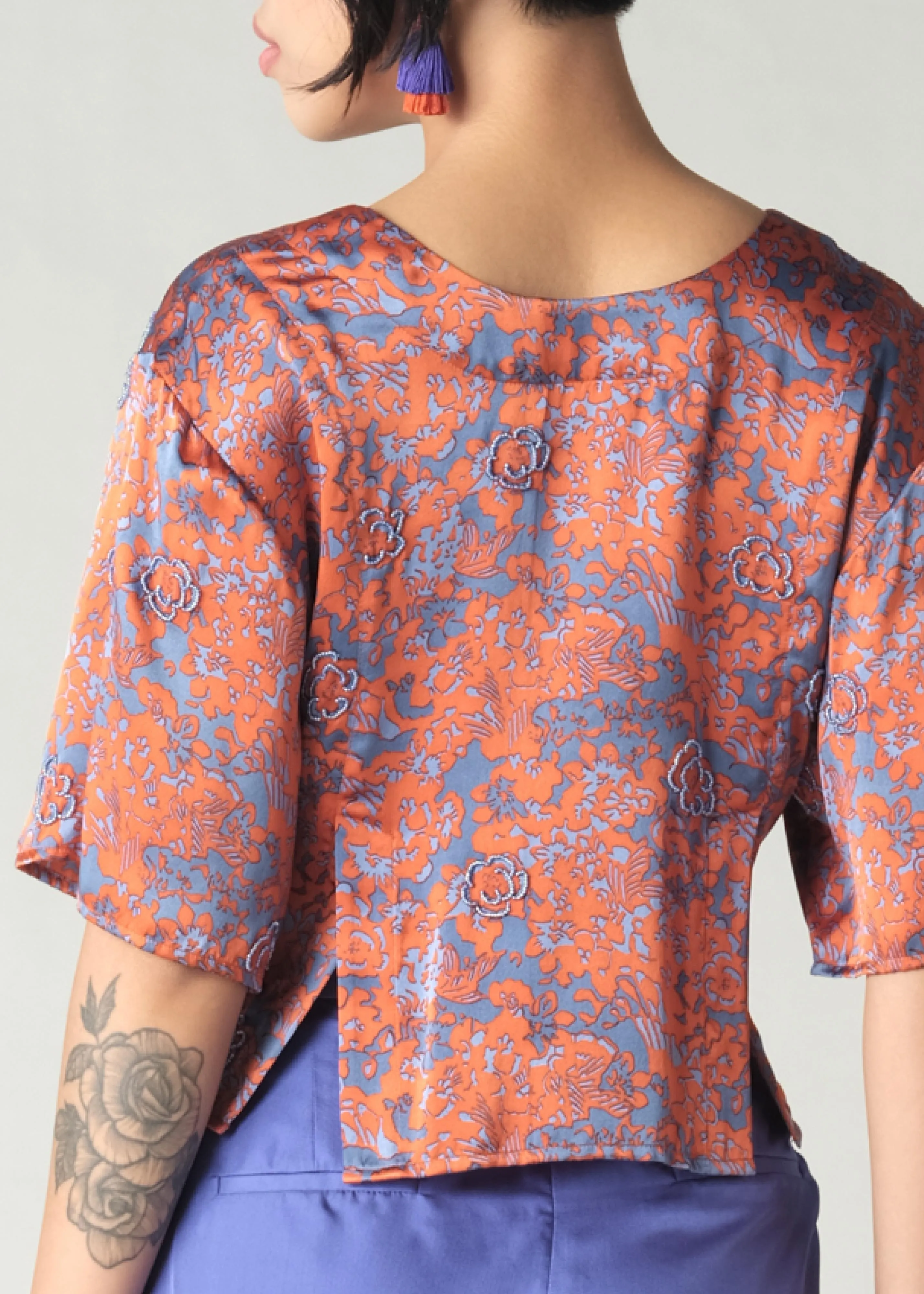 EMBROIDERED SUNBIRD - HOA FLARE