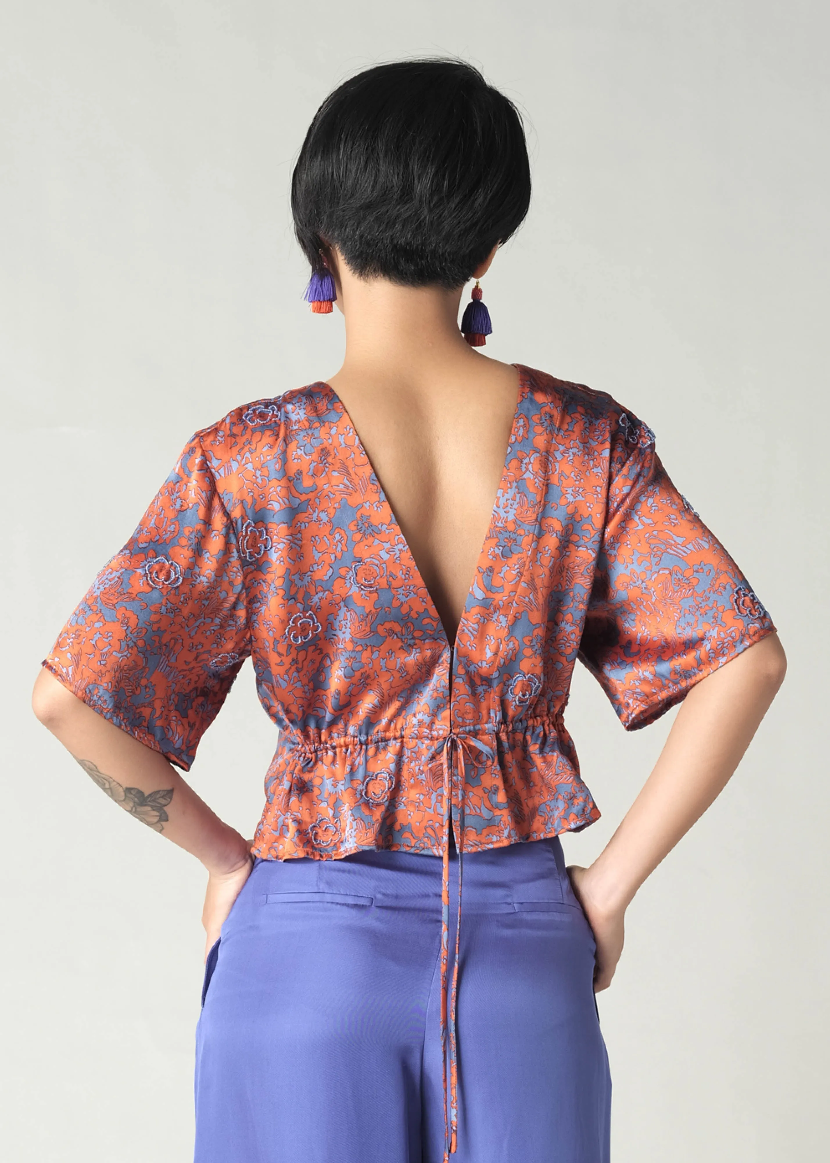 EMBROIDERED SUNBIRD - HOA FLARE