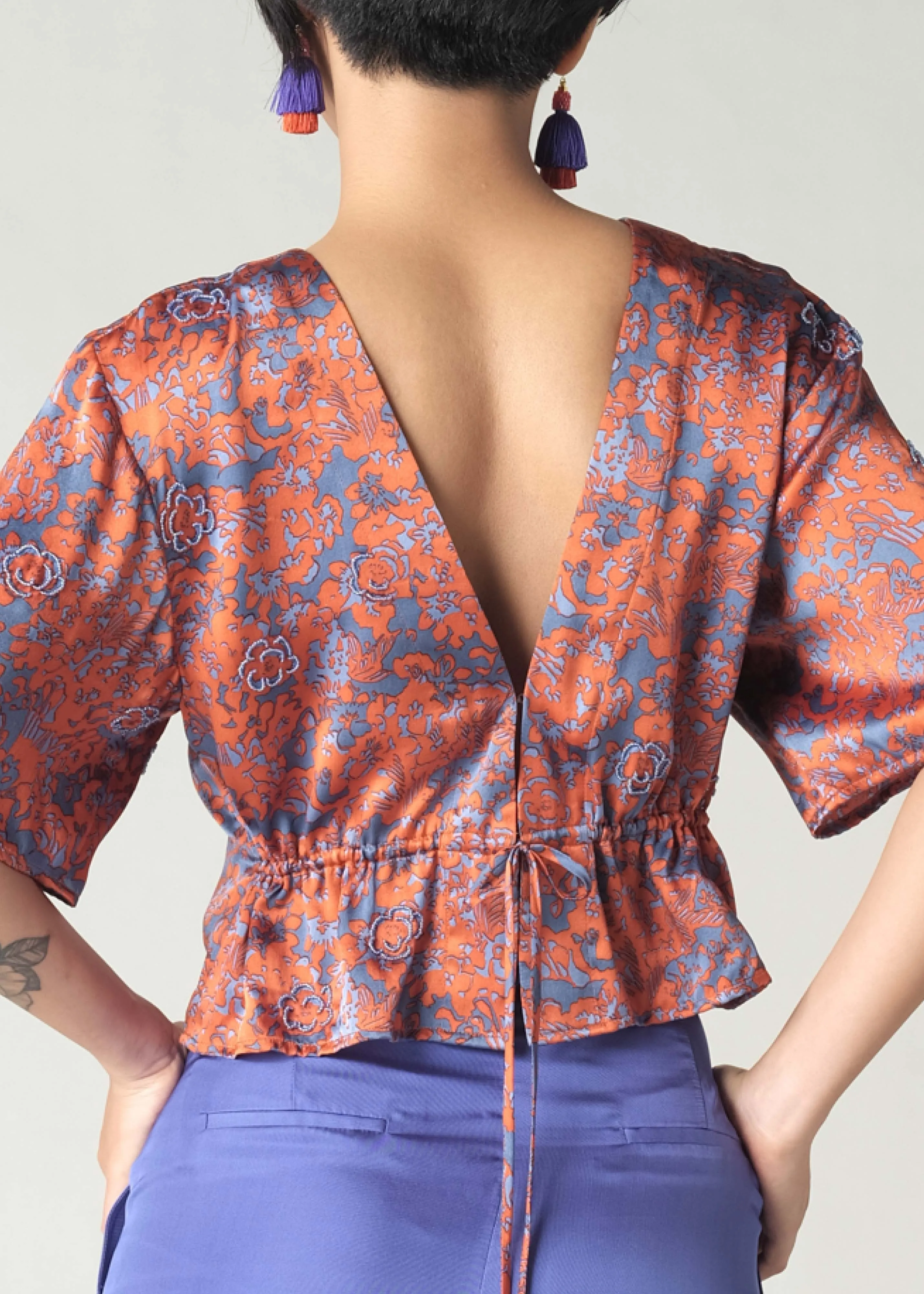 EMBROIDERED SUNBIRD - HOA FLARE