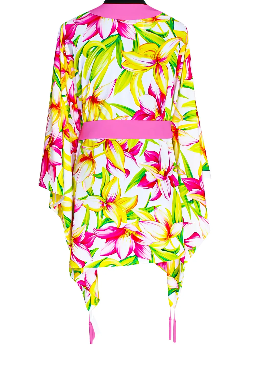 Euphoria – Floral Love Kimono (Neon Pink)