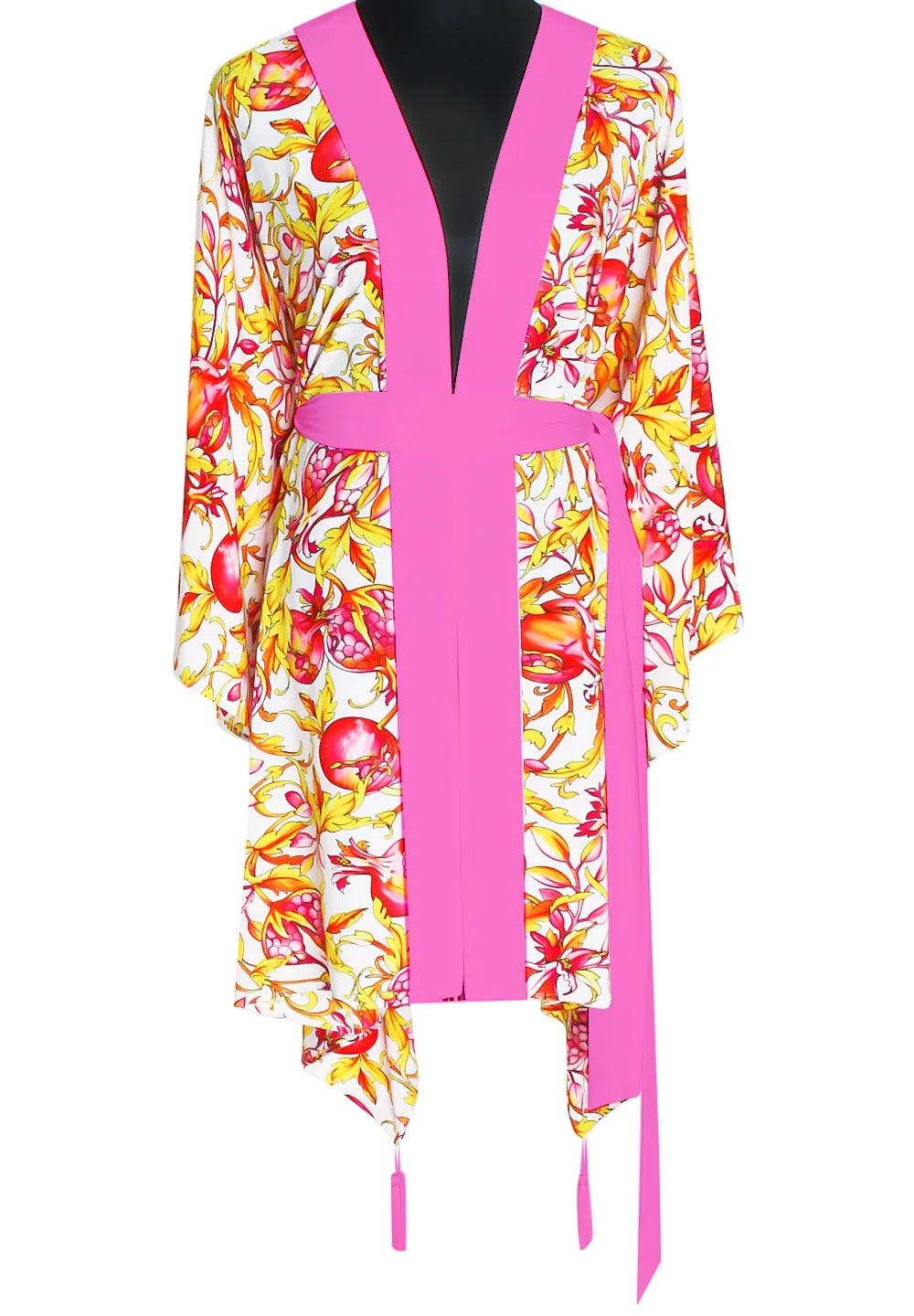 Euphoria – Forbidden Fruit Kimono (Neon Pink)