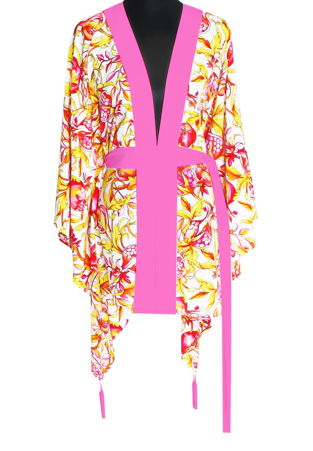 Euphoria – Forbidden Fruit Kimono (Neon Pink)