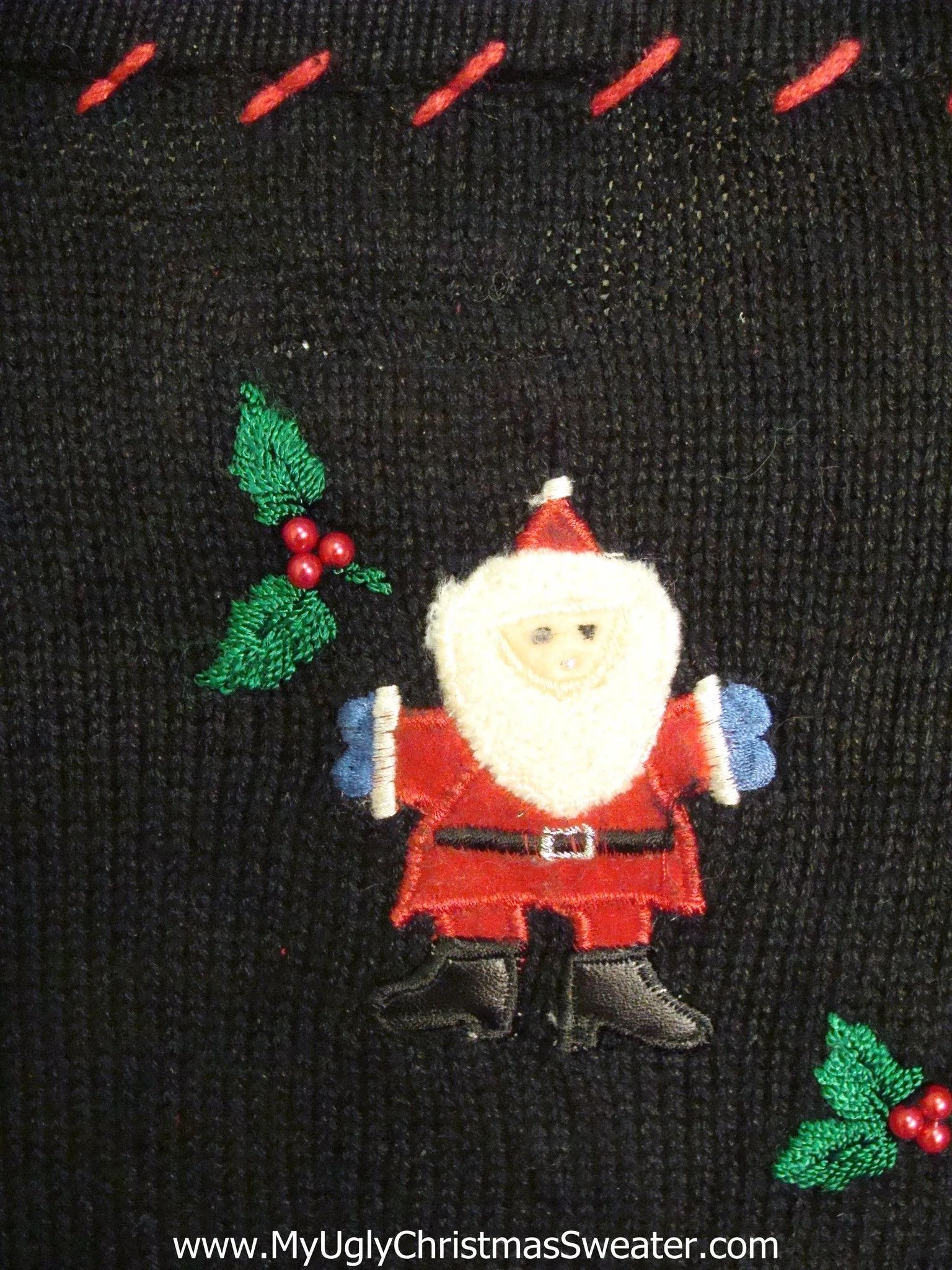 Garland of Toys Tacky Xmas Sweater with Lights