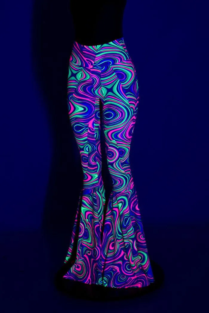 Glow Worm High Waist Bell Bottom Flares