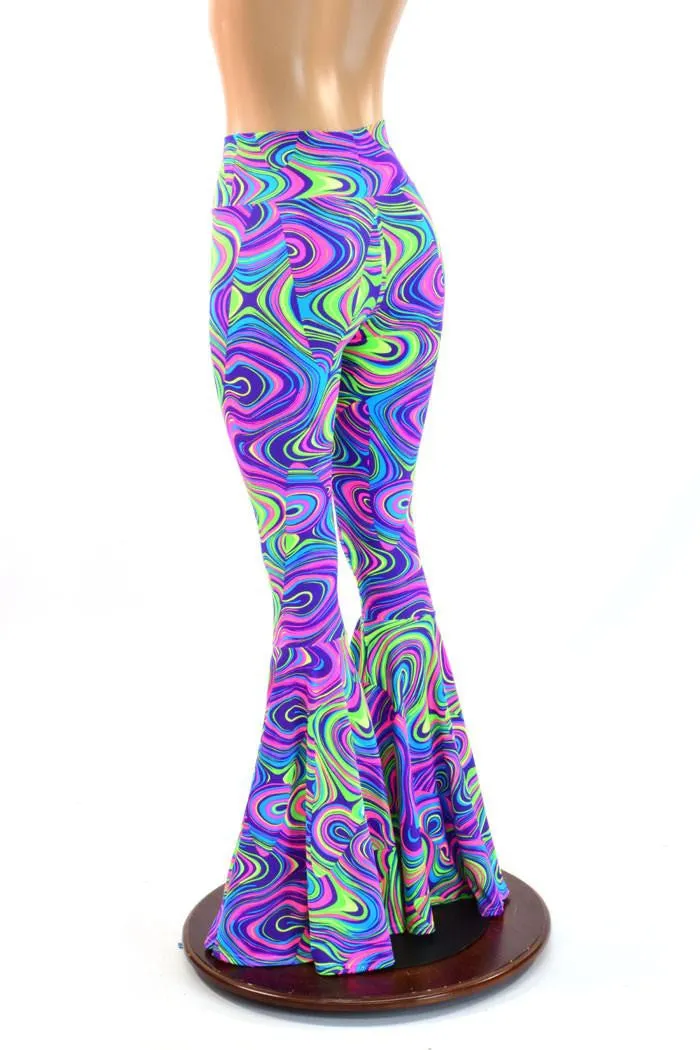 Glow Worm High Waist Bell Bottom Flares