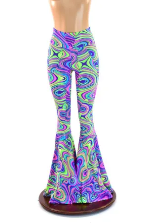 Glow Worm High Waist Bell Bottom Flares