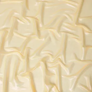 Gold synthetic chiffon fabric with same tone metallic lurex in abstract design-D10124