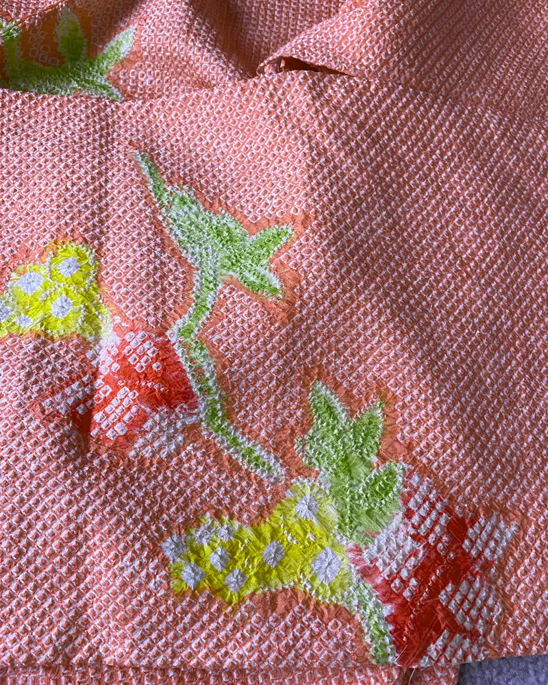 Grape Shibori Haori Kimono Jacket