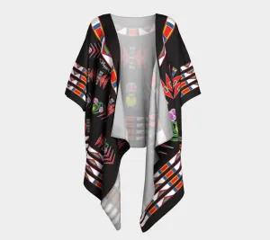 Gratitude Black Kimono