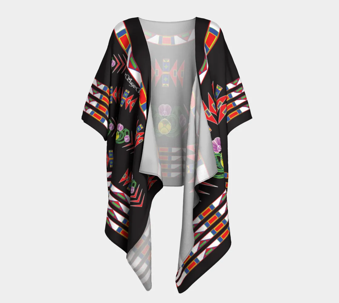 Gratitude Black Kimono