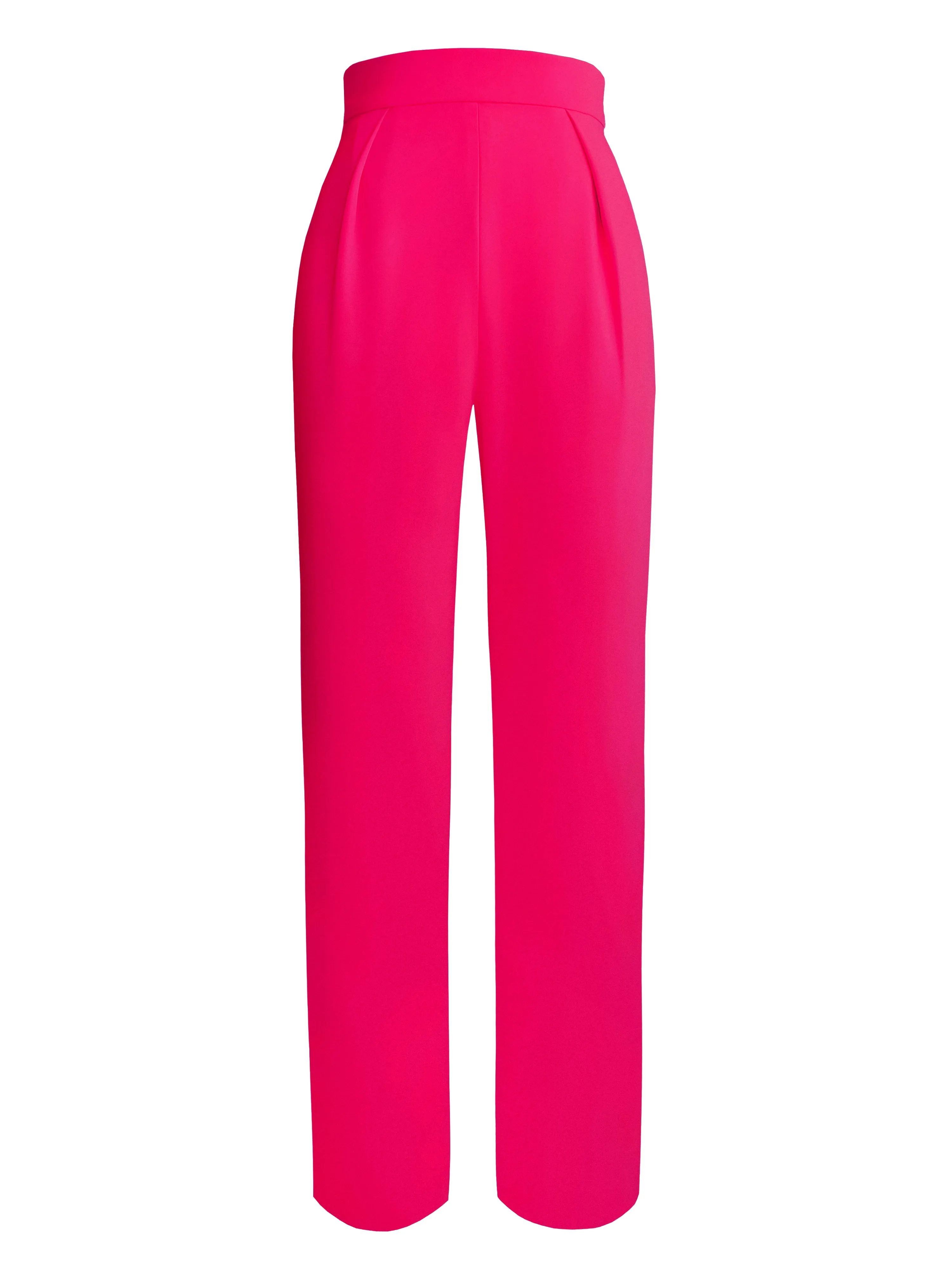 High-Waist Tapered Trousers