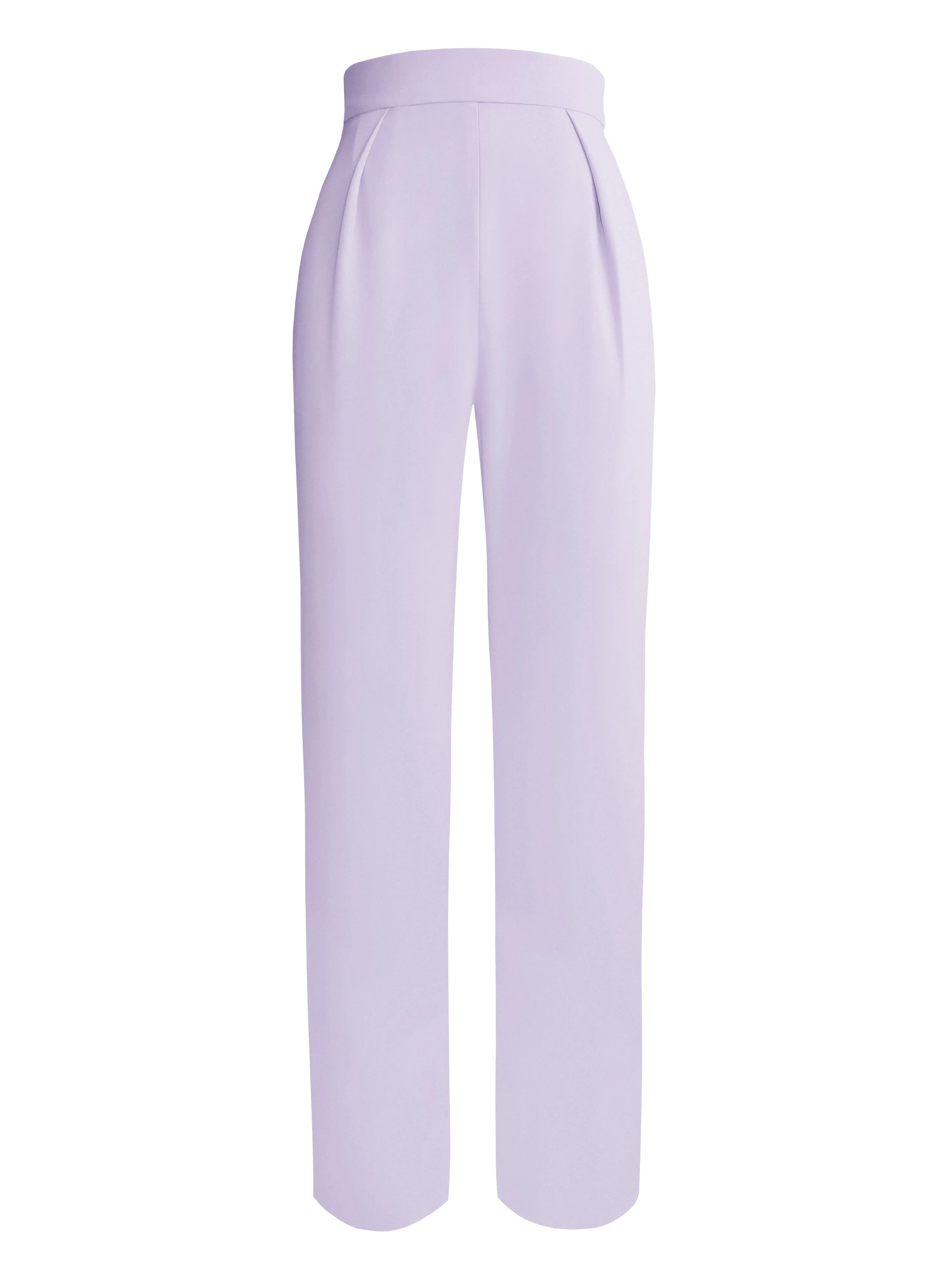 High-Waist Tapered Trousers