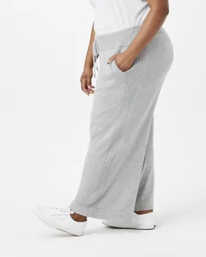 Irene Cropped Wide-Leg Pant | Charcoal Grey