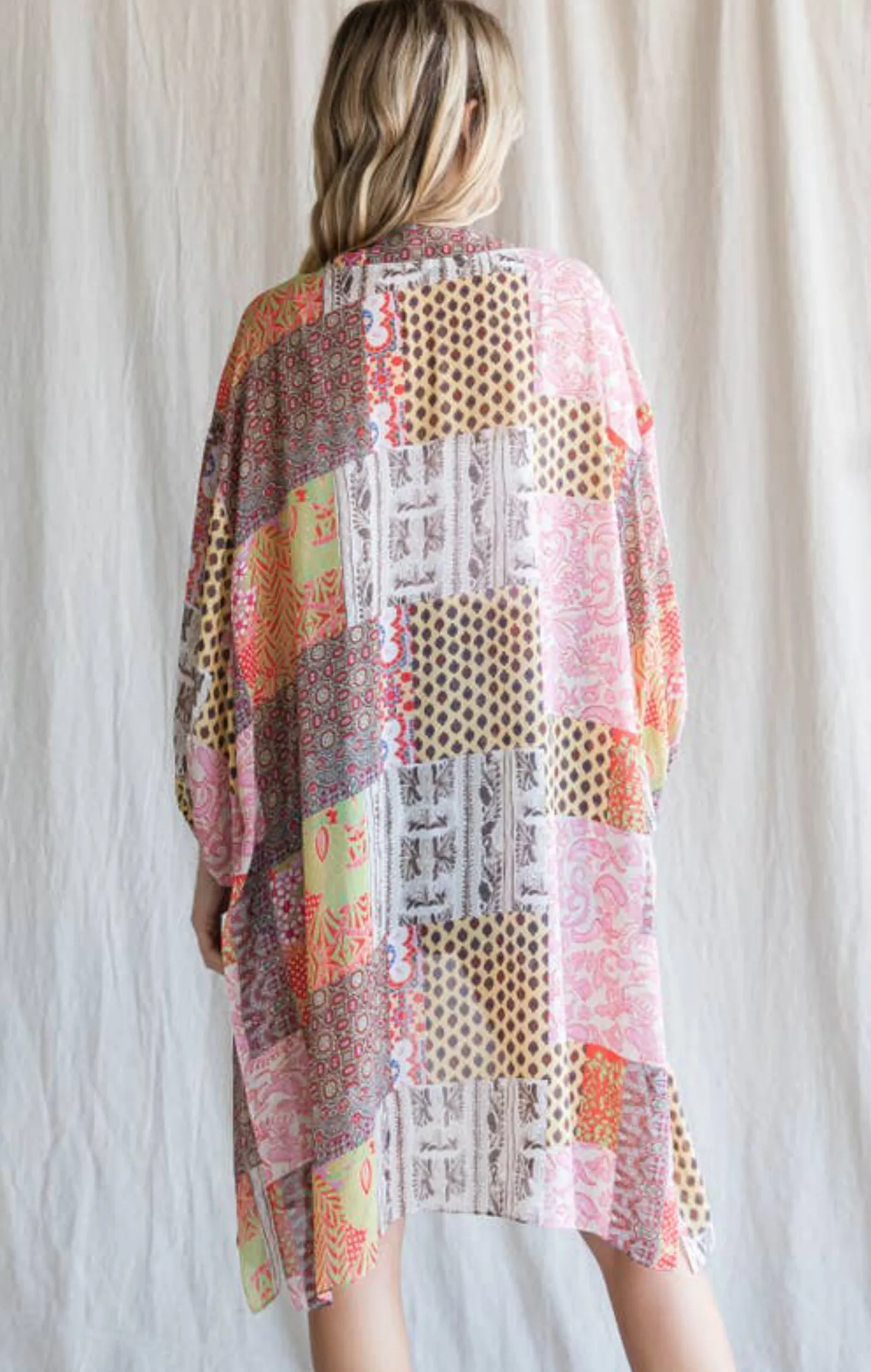 Jodifil Mixed Media Kimono