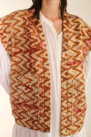 KANTHA COTTON VEST WISUSA