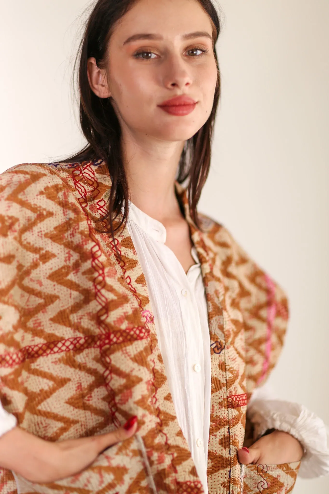 KANTHA COTTON VEST WISUSA