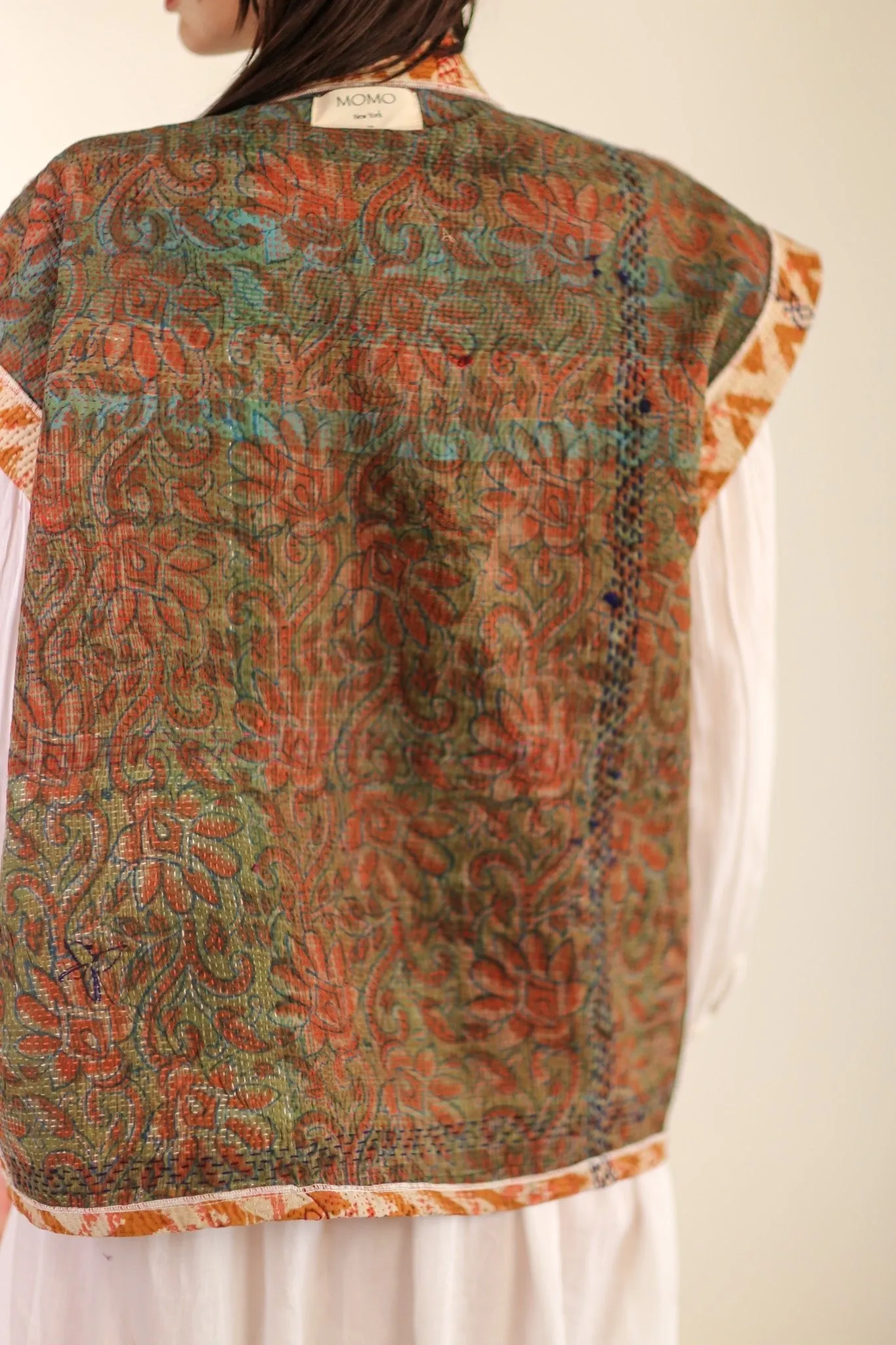 KANTHA COTTON VEST WISUSA