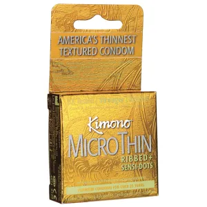 Kimono MicroThin Ribbed   Sensi Dots