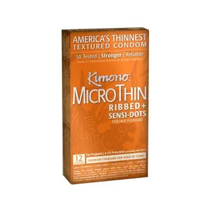 Kimono MicroThin Ribbed   Sensi-Dots