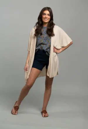 Knit Open Kimono Cover Up