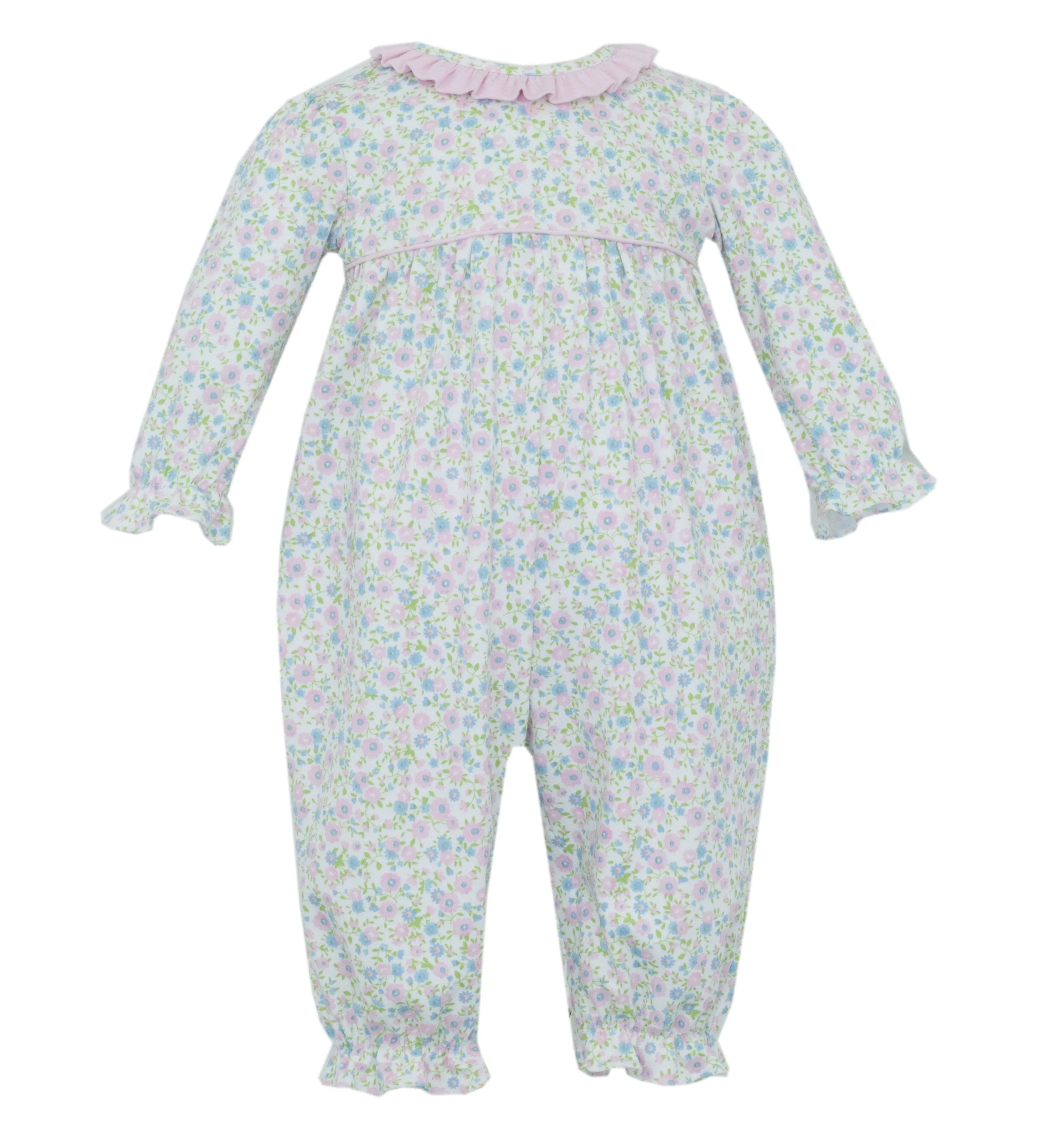 Linda Knit Romper- Liberty Floral