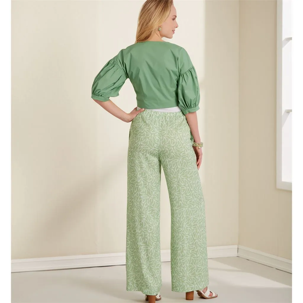 New Look Sewing Pattern N6677 Misses' Cropped Jacket & Trousers