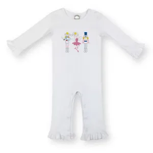 Nutcracker Embroidered Romper
