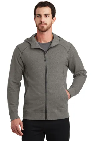 Ogio Mens Endurance Cadmium French Terry Full Zip Hooded Jacket - Gear Grey - Closeout