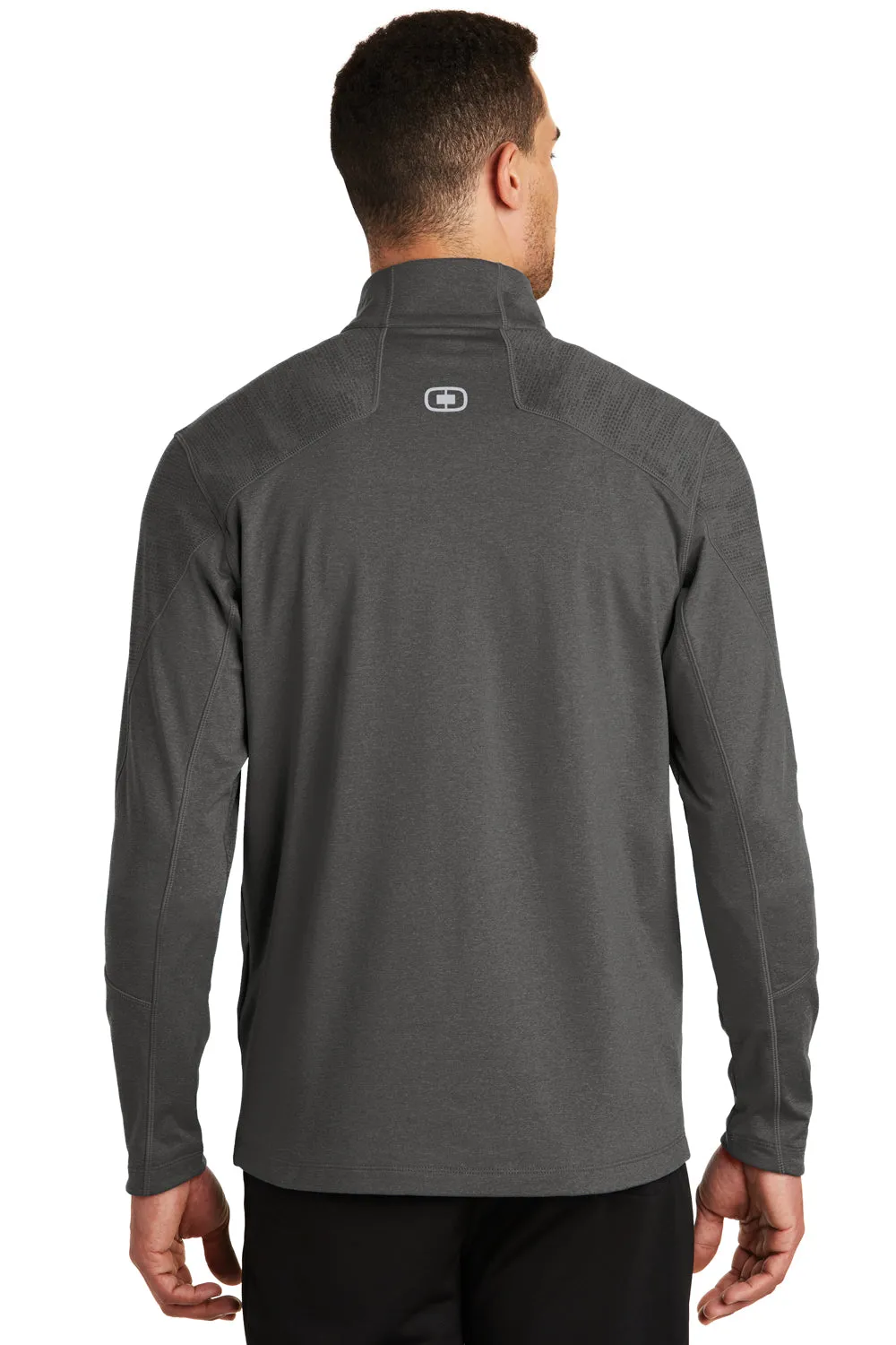 Ogio Mens Endurance Sonar Full Zip Jacket - Heather Blacktop - Closeout