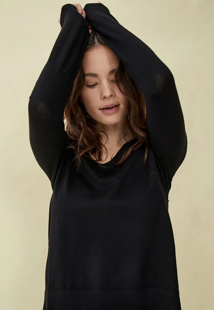 PCTana V Knit Pullover - Black